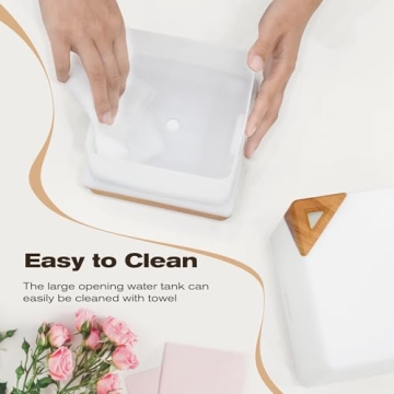 ASAKUKI 700 ml Essential Oil Diffuser for Home Aromatherapy