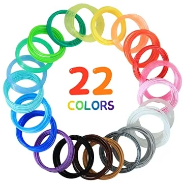 BBLIFE 1.75mm PLA Filament Sample Pack with 22 Colors