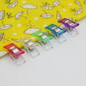 WENICE 40pcs Colorful Sewing Clips for Quilting