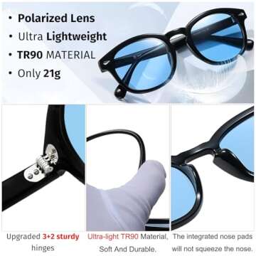 SHEEN KELLY Vintage Round Sunglasses Women Johnny Depp Style Colorful Summer Eyewear See Through Tinted Lens Pirate Captain