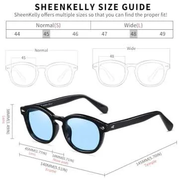 SHEEN KELLY Vintage Round Sunglasses Women Johnny Depp Style Colorful Summer Eyewear See Through Tinted Lens Pirate Captain