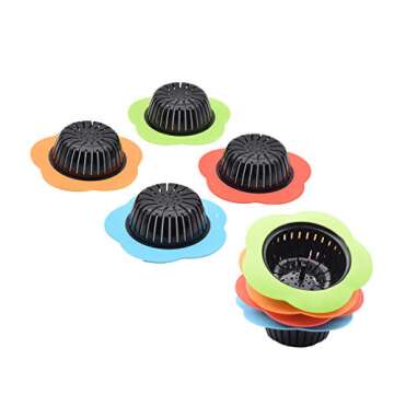 Colorful Kitchen Sink Strainers - Tmflove 4 Pack