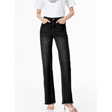 Stylish Sidefeel High Waisted Jeans for Women - Size 2