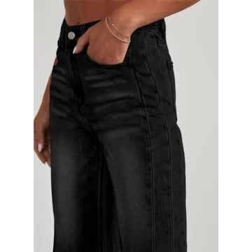 Stylish Sidefeel High Waisted Jeans for Women - Size 2