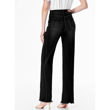 Stylish Sidefeel High Waisted Jeans for Women - Size 2