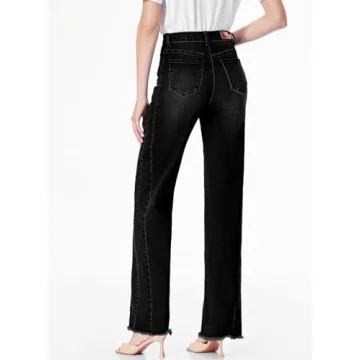 Stylish Sidefeel High Waisted Jeans for Women - Size 2