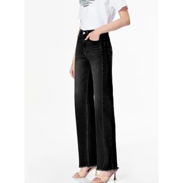 Stylish Sidefeel High Waisted Jeans for Women - Size 2