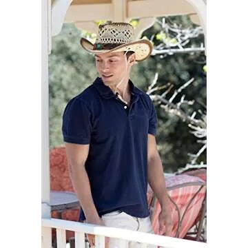 Stylish Livingston Woven Straw Cowboy Hat for All
