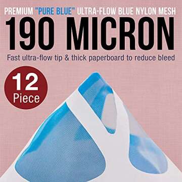 TCP Global Epoxy Resin Paint Mixing Cups Plastic Liquid Measuring Essentials Supplies Kit - Disposable Plastic, Lids, Paint Sticks, Mini Mixing Paddles, Auto Paint Strainers & Paint Can Opener