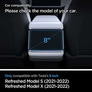 Spigen Tempered Glass Screen Protector for Tesla Model S/X 2021/2022 - Matte/Anti Finger Print