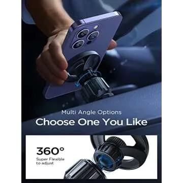 LISEN MagSafe Car Phone Vent Mount - Hands-Free Convenience