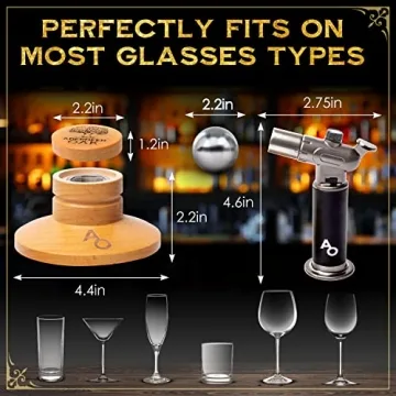 Aberdeen Oak Deluxe Cocktail Smoker Kit for Whiskey Lovers