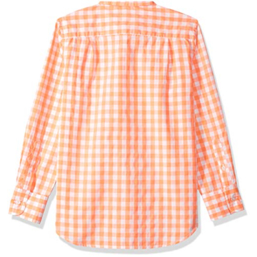 LOOK by crewcuts Boys' Long Sleeve Gingham Shirt for Stylish Kids