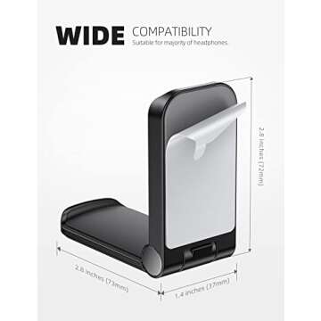 Lamicall Headphone Stand - Versatile Adhesive Holder