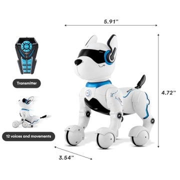 Top Race Robot Dog for Kids - Interactive & Programmable Fun
