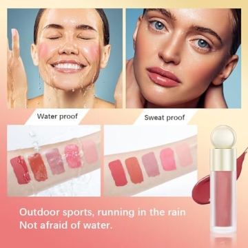 Gmaxit Liquid Blush - Soft Cream Blush for Radiant Cheeks