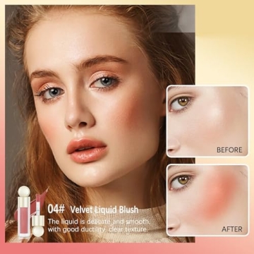 Gmaxit Liquid Blush - Soft Cream Blush for Radiant Cheeks