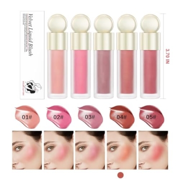 Gmaxit Liquid Blush - Soft Cream Blush for Radiant Cheeks