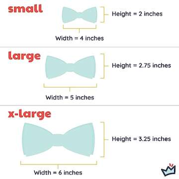 Huxley & Kent Bow Tie for Pets | Naughty & Nice (Extra-Large) | Christmas Holiday Bow Tie Collar Attachment | Fun Bow Ties for Dogs & Cats | Cute, Comfortable, and Durable | H&K Bow Tie