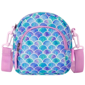 Choco Mocha Girls Purses for Kids 4-6 6-8 Girls Crossbody Purse Kids Purses for Little Girls Purse a...