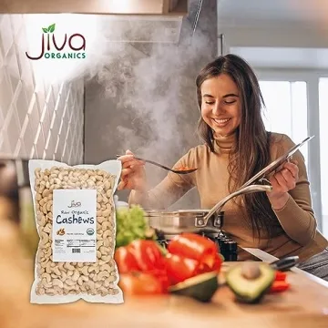 Jiva Organics Raw Organic Whole Cashews 2 Pounds