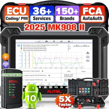 Autel Scanner MaxiCOM MK908 II - Ultimate Diagnostic Tool with Advanced ECU Coding, 36+ Services, an...