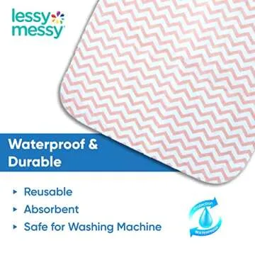 Lessy Messy Waterproof Baby Changing Pad for Parents