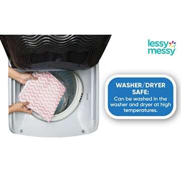 Baby Changing Pad for Dresser- Baby Diaper Changing Pad, The Only Changing Pad Waterproof at High-Temperature Large Diaper Changing Mat Travel (Peach Chevron)