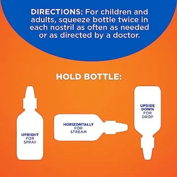 Amazon Basic Care Saline Nasal Spray, 3 fl oz (Pack of 2)