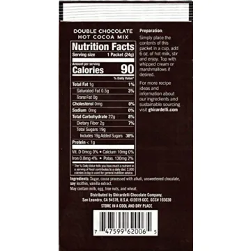 Ghirardelli Double Chocolate Hot Cocoa Mix - 25 Packets