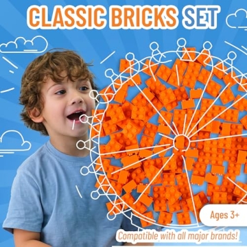 Affordable 144-Piece Building Set Compatible with LEGO