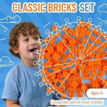 Affordable 144-Piece Building Set Compatible with LEGO