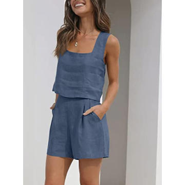 Trendy Queen 2 Piece Shorts Set for Women 2024 Fashion