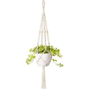 Stunning Mkono Macrame Plant Hangers 2 Pack for All Decor
