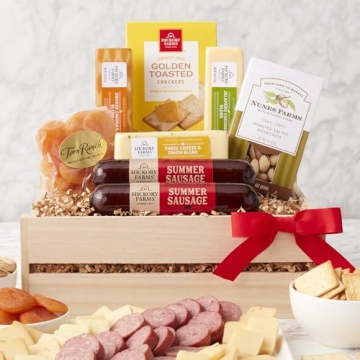 California Delicious Meat and Cheese Gift Crate Set