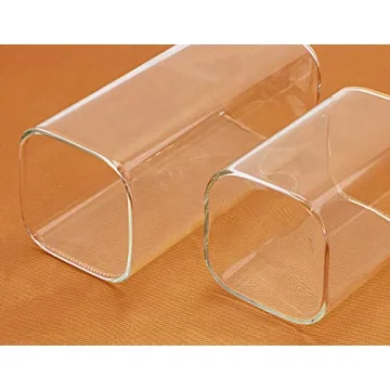 Tupalizy Square Glass Cups - Stylish Drinkware Set