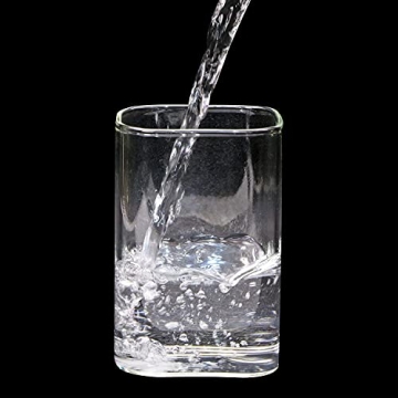 Tupalizy Square Glass Cups - Stylish Drinkware Set