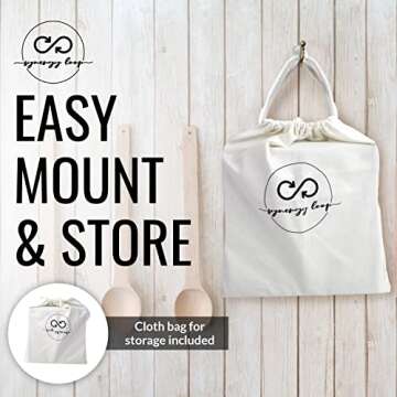 Synergy Loop Acacia Charcuterie Boards Large & Cheese Board - 3 Part Unique Long & Round Magnetic Charcuterie Board Gift Set - Acacia Wood Grazing Board Food - Wooden Serving Tray for Party - 26x13