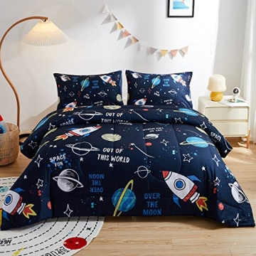 Beeweed 2 Piece Kid Comforter Set for Cozy Bedrooms