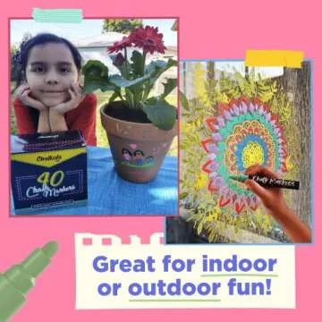 Vibrant Chalkola Chalk Markers - 40 Colors for Creativity