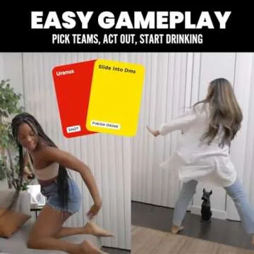 Do or Drink Act Out or Black Out Charades Drinking Card Games for Adults, Fun Adult Game with 350 Prompts - Great Party Game for Game Night, Bachelorette Parties, Couples, and More