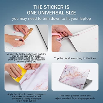 icolor Laptop Skin Sticker Decal for 12-15.6 inch Laptops