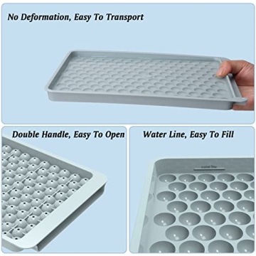 Miaowoof Mini Ice Cube Trays for Chilling Drinks