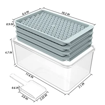 Miaowoof Mini Ice Cube Trays for Chilling Drinks