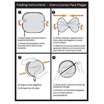 Plasticolor 003747R01 Star Wars Millennium Falcon 2-Piece Magic Car Truck SUV Spring Side Window Sunshade (Pack of 1)