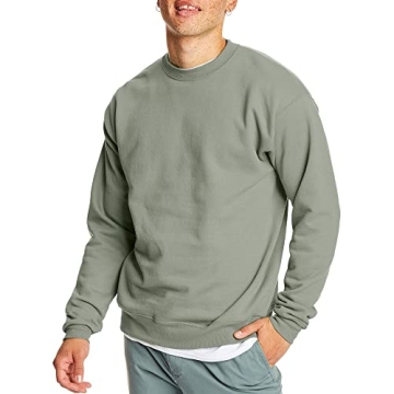 Hanes Men's EcoSmart Sweatshirt - Comfortable & Eco-Friendly