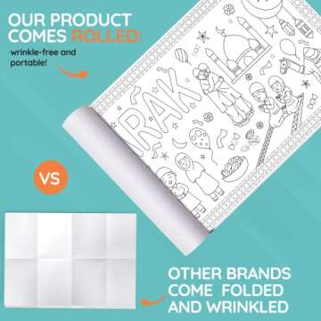 Eid Mubarak Colouring Poster - Fantastic Eid Gift for Kids and Eid Crafts for Kids - Lovely Eid favor and Islamic Gift for Kids - Great Eid Decoration Islamic Art Eid Art and Eid Banner and Present