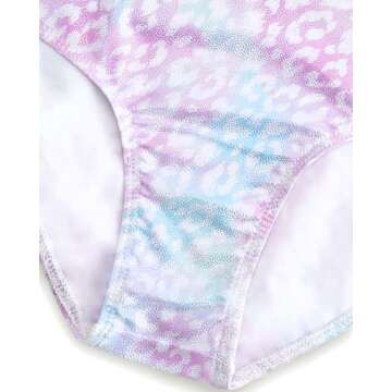 JiAmy Leotards for Girls Gymnastics with Sparkly Design