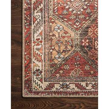 Loloi II Loren Spice/Multi 7'-6" x 9'-6" Area Rug
