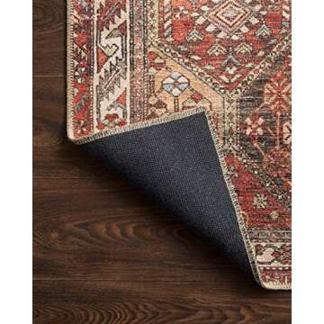 Loloi II Loren Spice/Multi 7'-6" x 9'-6" Area Rug